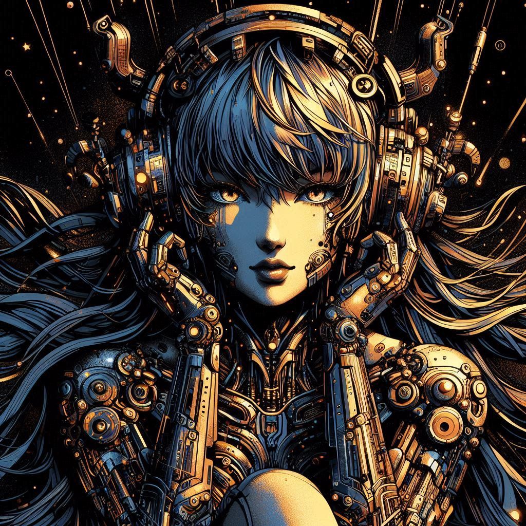 ANIME CYBORG - AI Generated Artwork - NightCafe Creator