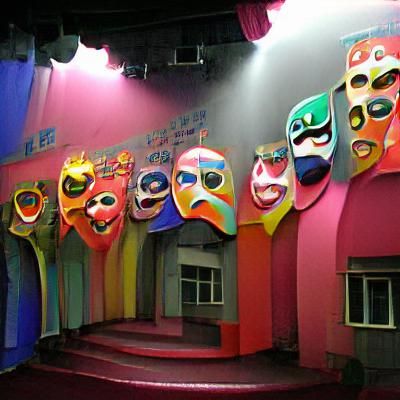 Colorful Mask Theater