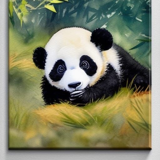 (((baby panda))) (chibi) ((filigree)) - AI Generated Artwork ...