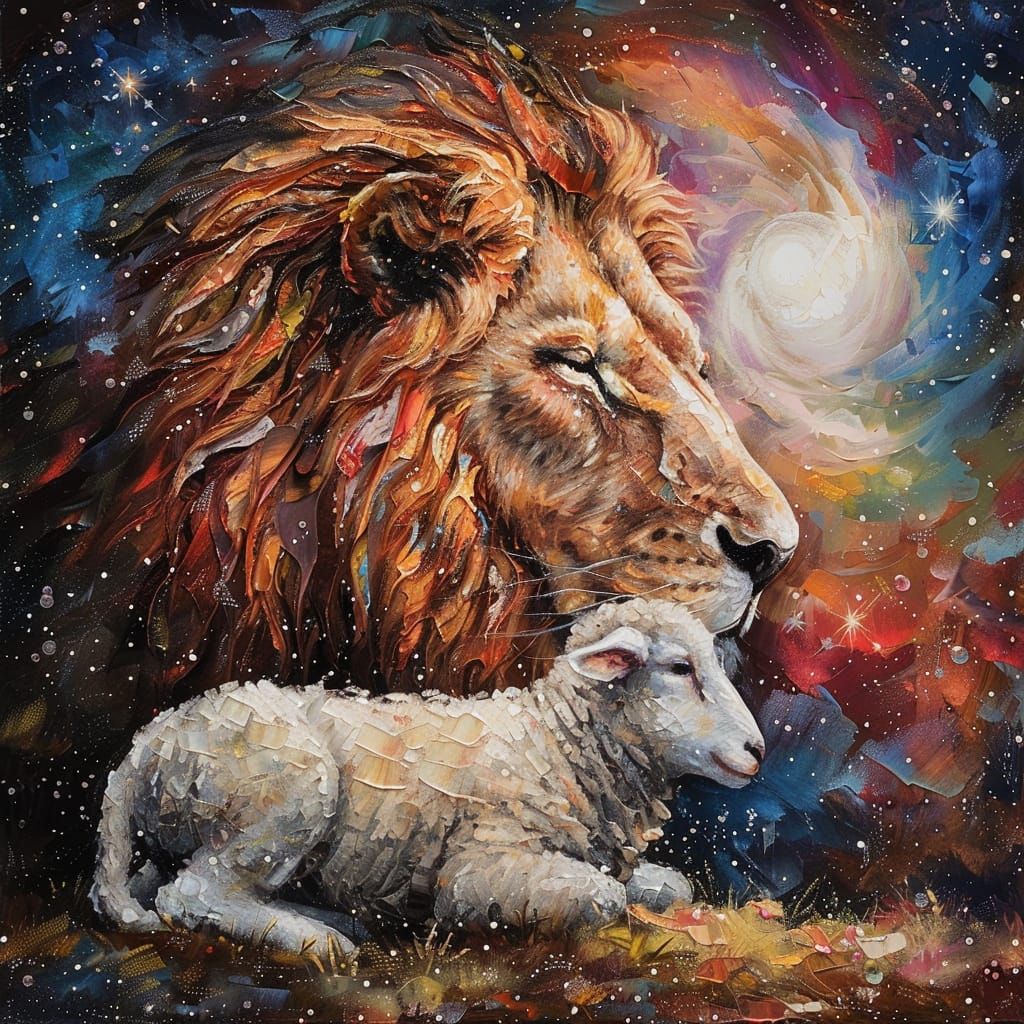 Lion Lays Down With the Lamb