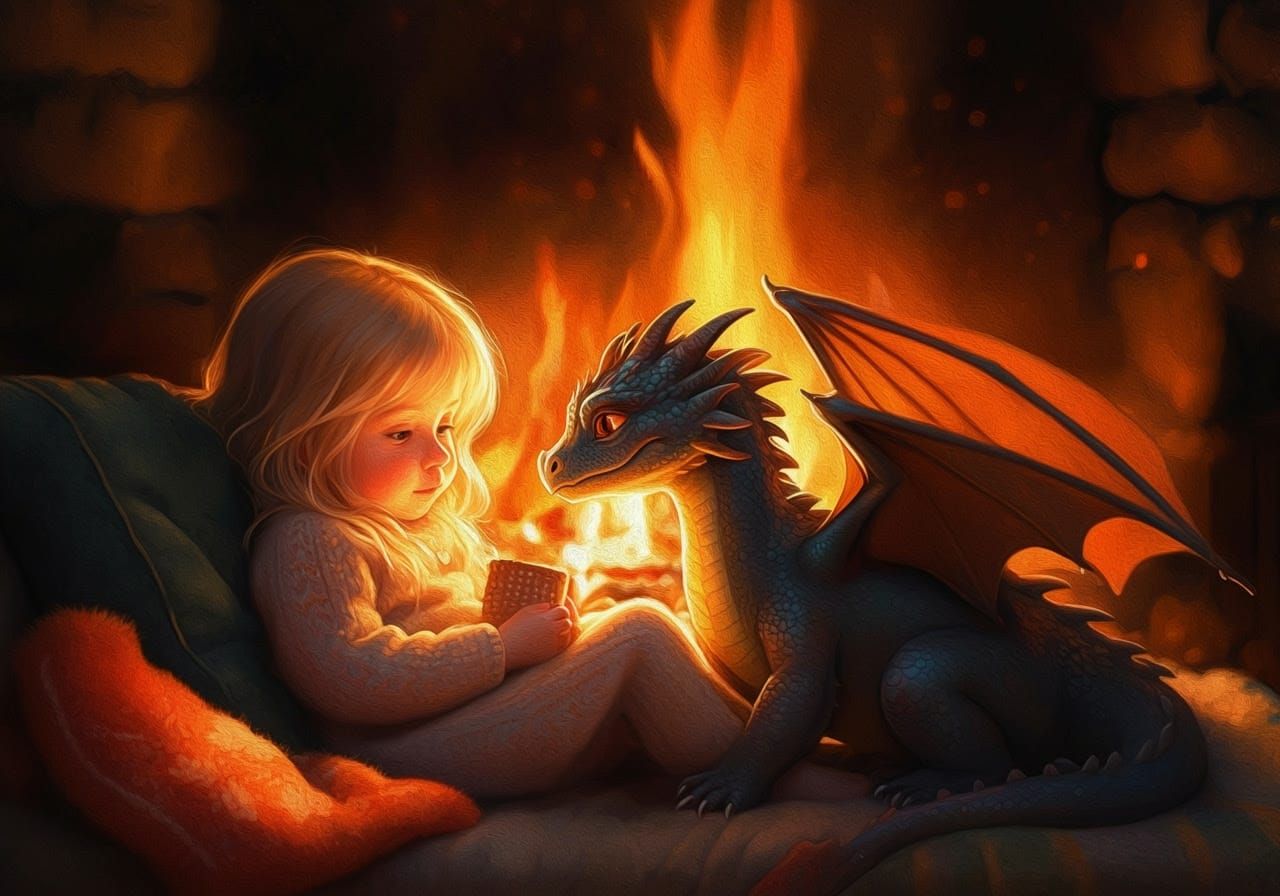 Sharing a Cocoa before Bedtime  by @JeepBB