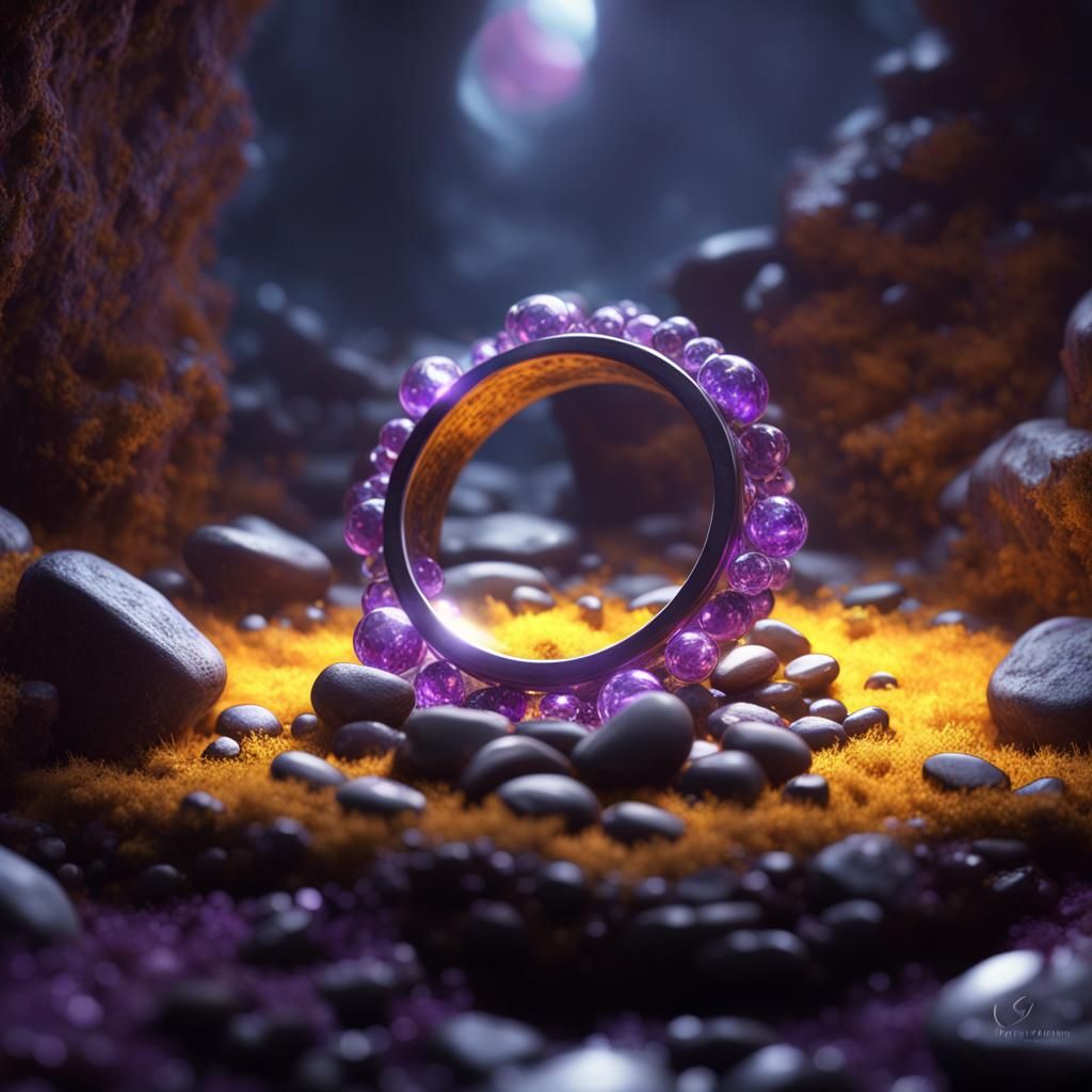 Magical ring of stones
