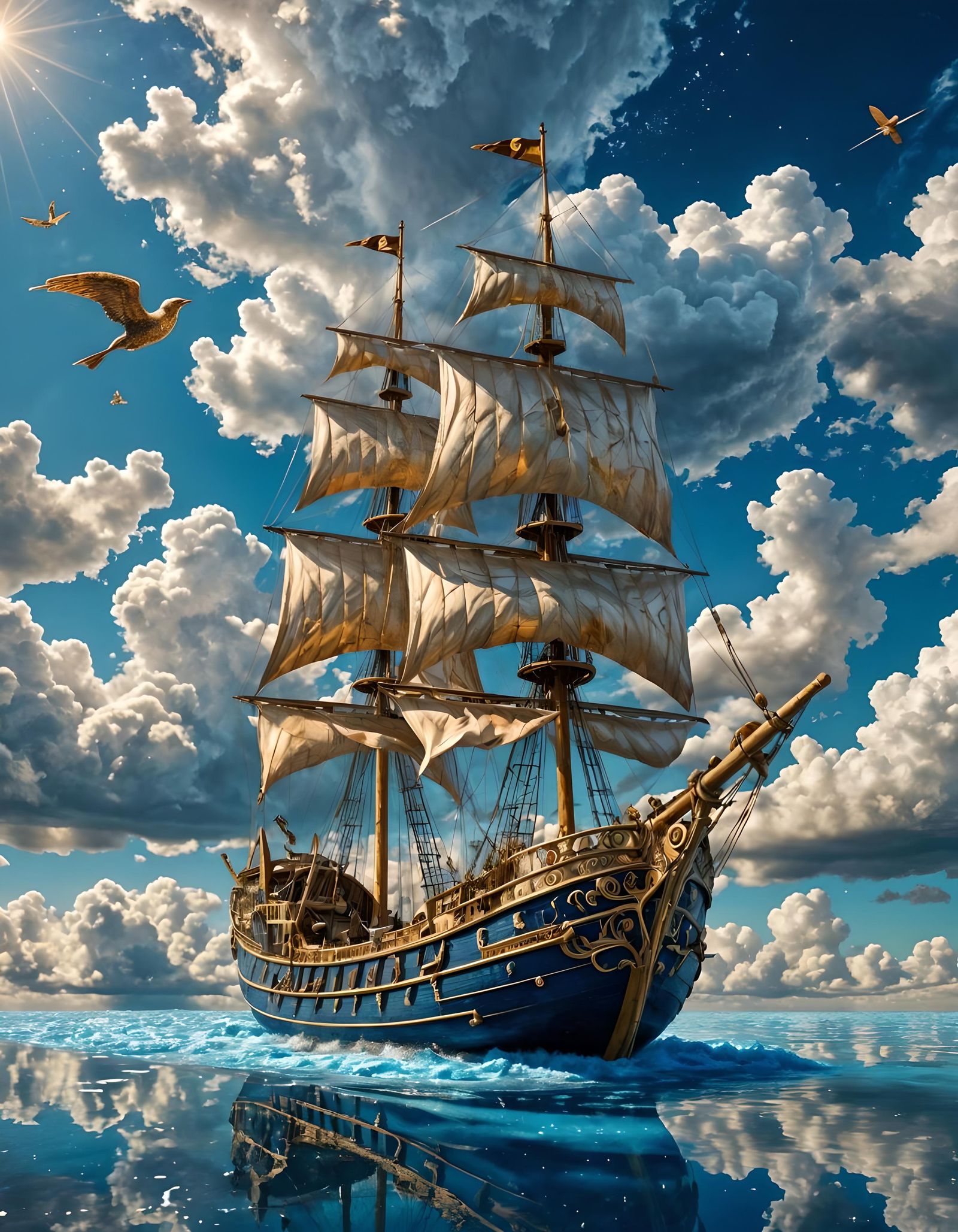 Cloudborne Voyager  by @lawrencelot