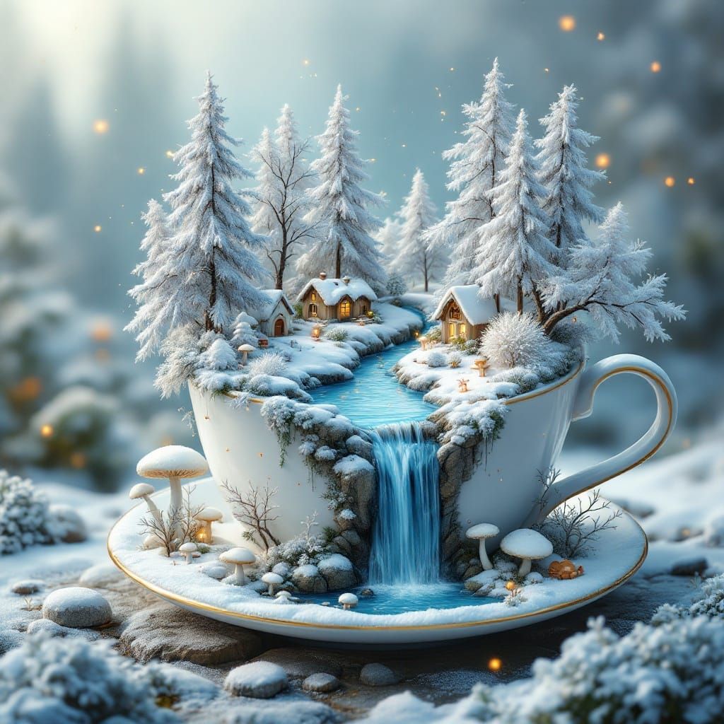 A cup of winter   by @Cilia