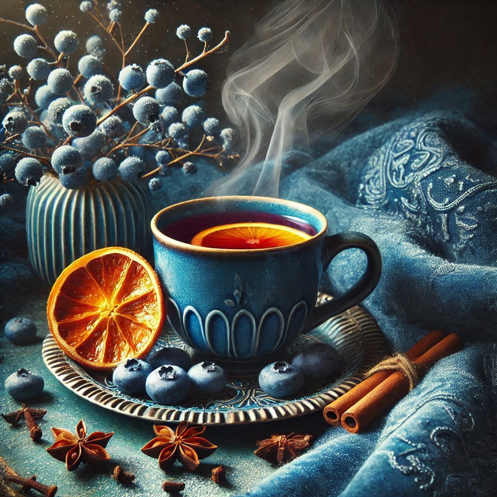 Blueberries in the night