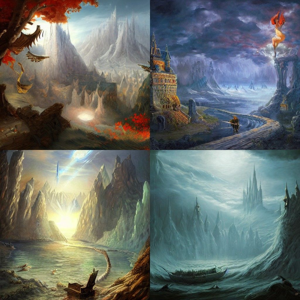 Fantasy art by Daniel Romanovsky