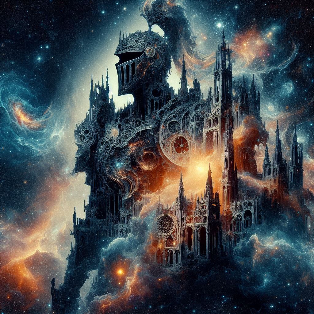 double exposure beautiful fantasy portrait landscape..