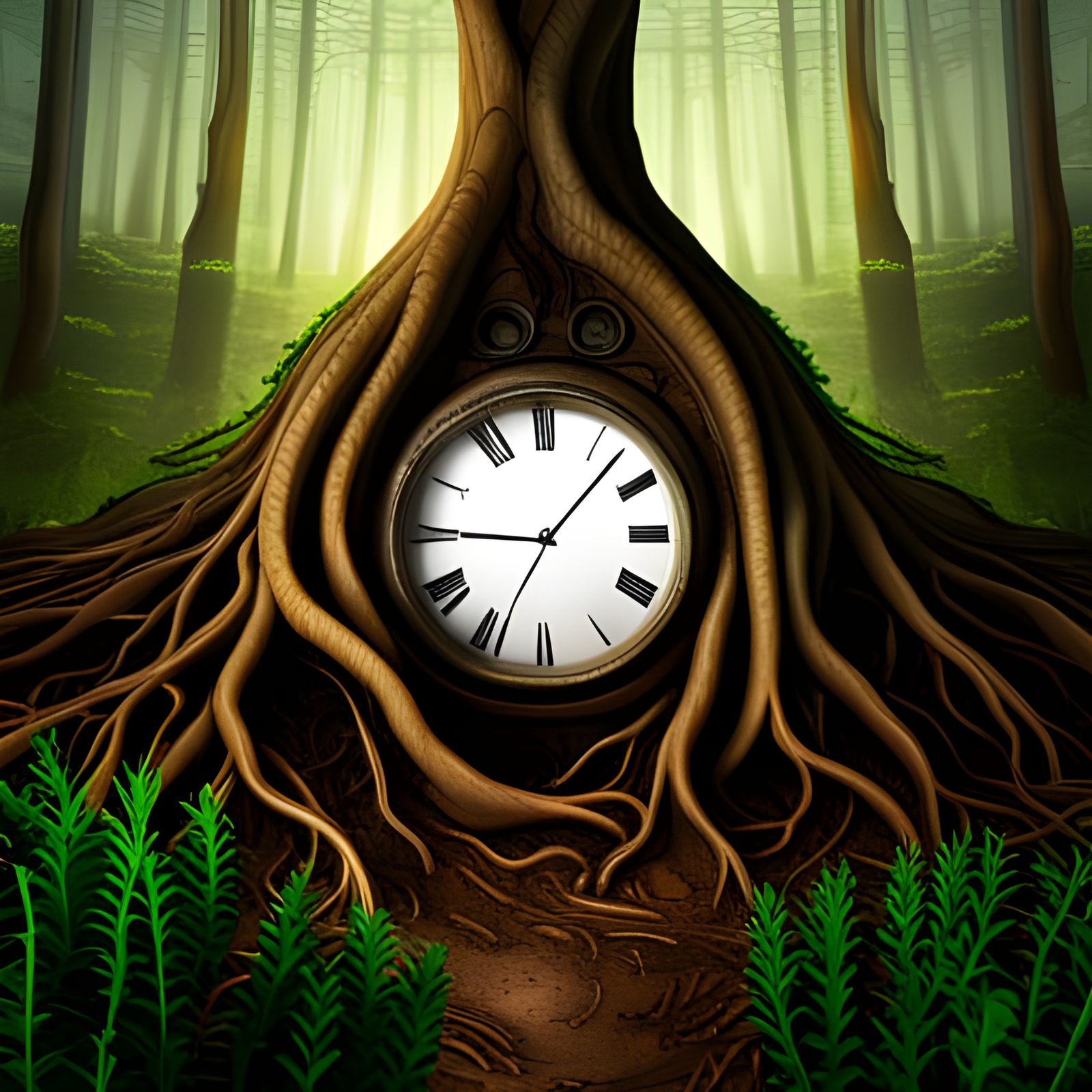 The tree of Time - AI Generated Artwork - NightCafe Creator