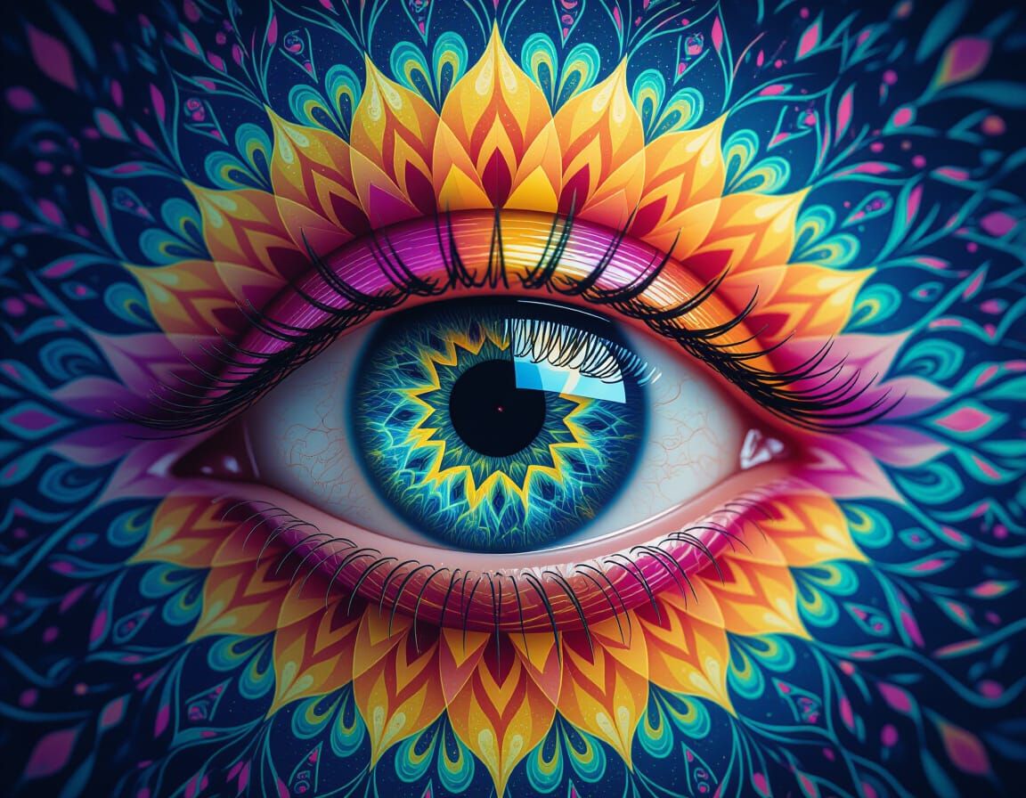 Kaleidoscopic eye  by @Lari Runa