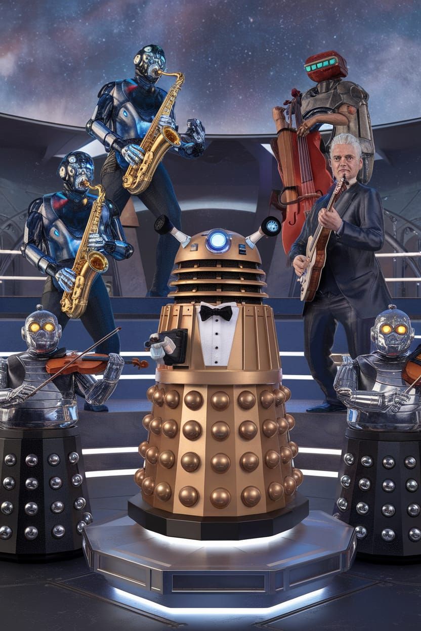 Upgraded Daleks, Cybermen, Alien, 12th Doctor Jammin'