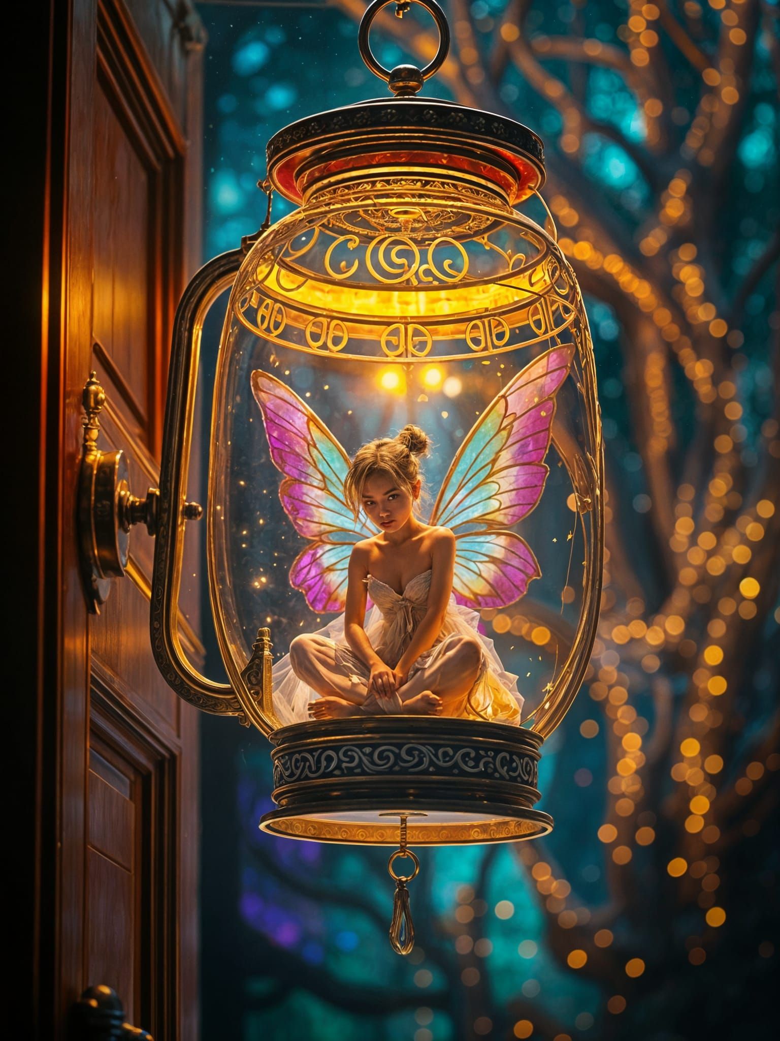 Magic Fae Lantern  by @Phil