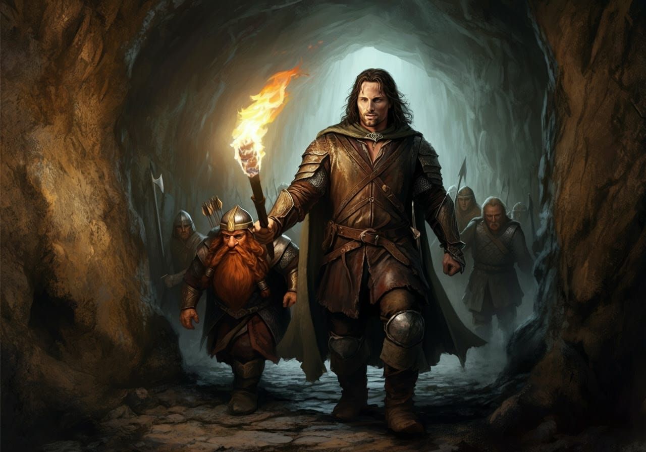 Through the Paths of the Dead  by @Bronwyn