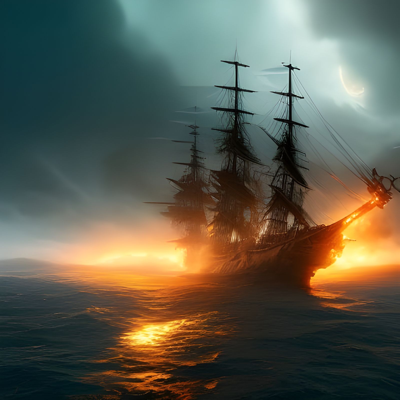 The Phantom Ship  by @MikThor