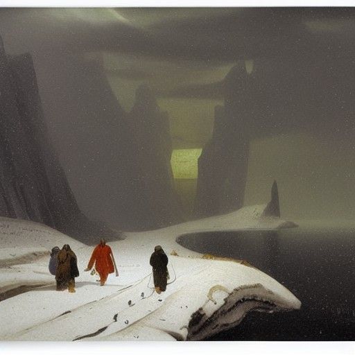 wandering the icy coast