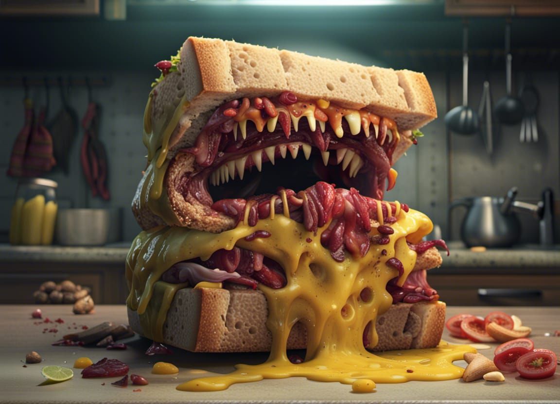Monster sandwich   by @Dariusz Bombik