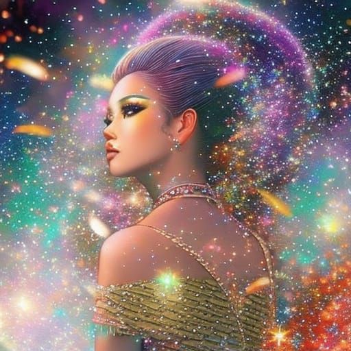 Glitter galaxy
