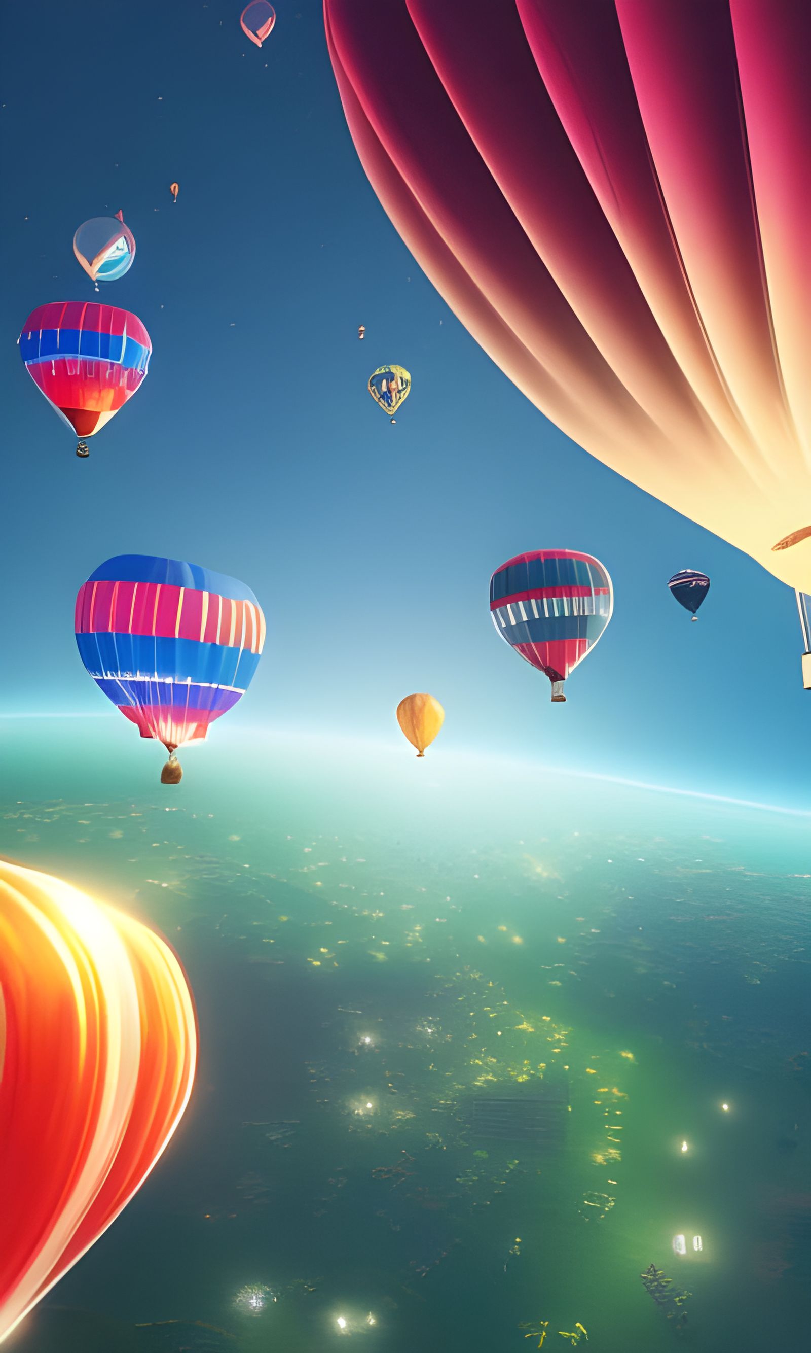 Balloons in space