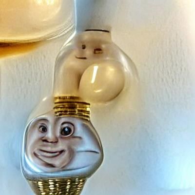 Just normal lightbulb with the face