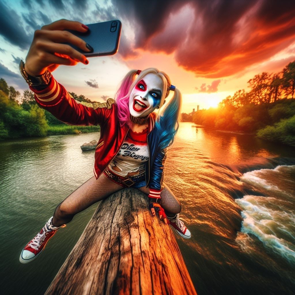 Harley River Selfie