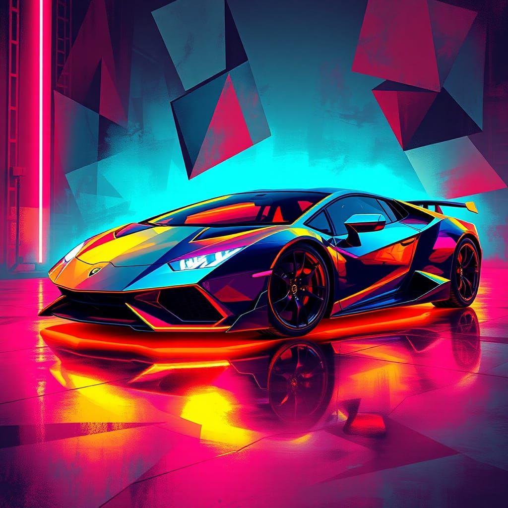 Neon Lambo