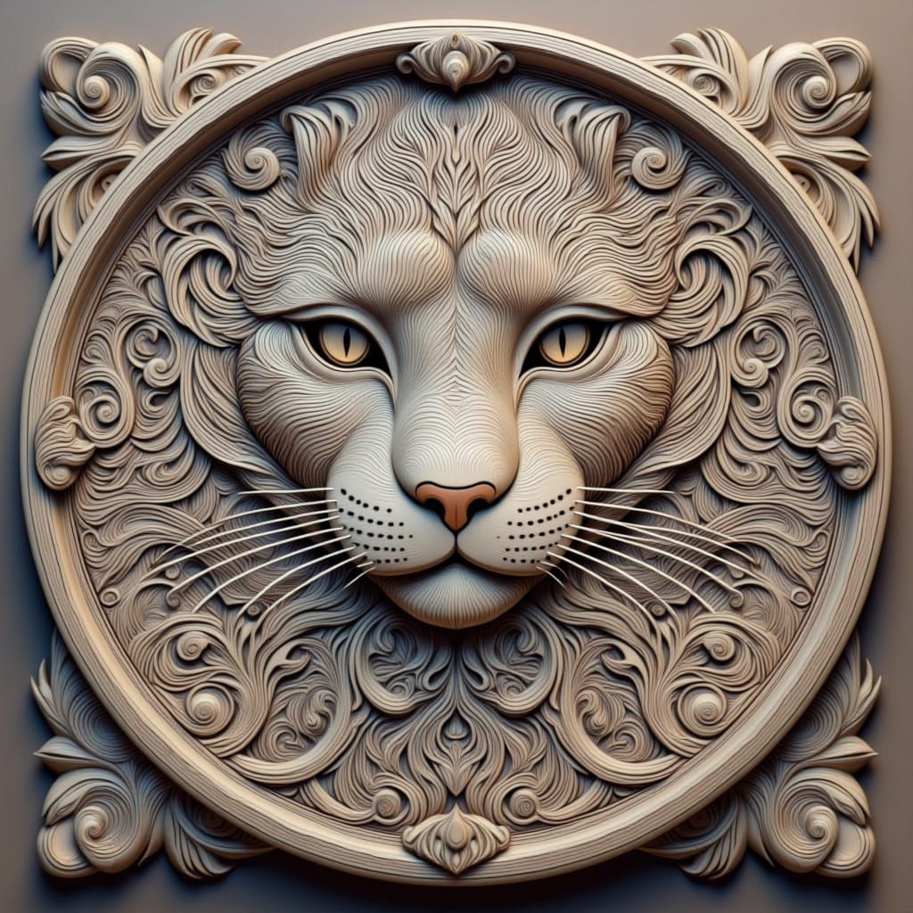 cat <lora:Wooden Carving:1.0>