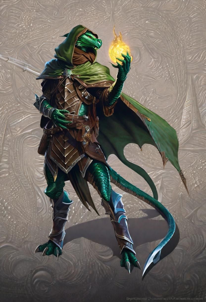 Dragonborn mage - AI Generated Artwork - NightCafe Creator