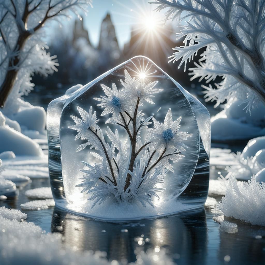 The Ice Plant Shine.  by @Omimimo