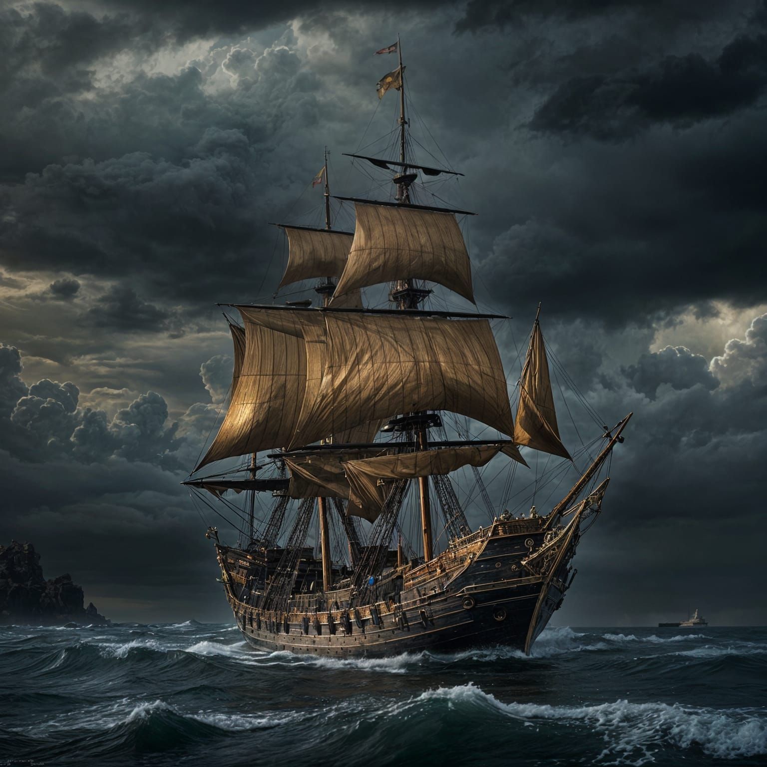 Galleon ship