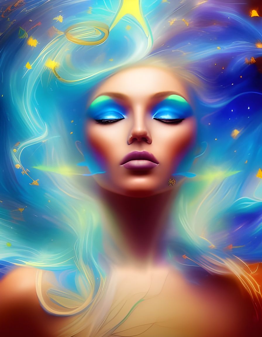 Goddess Deep in Thought
