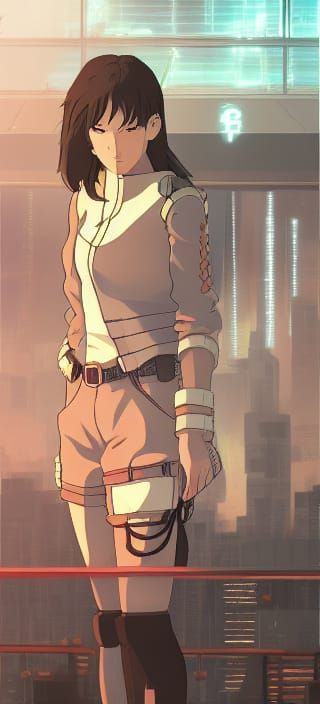 A.I. Anime Artbook - Cyberpunk: 80+ Pages of Beautiful Imagery for