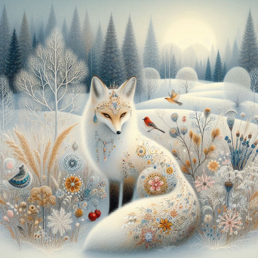 Winter fox