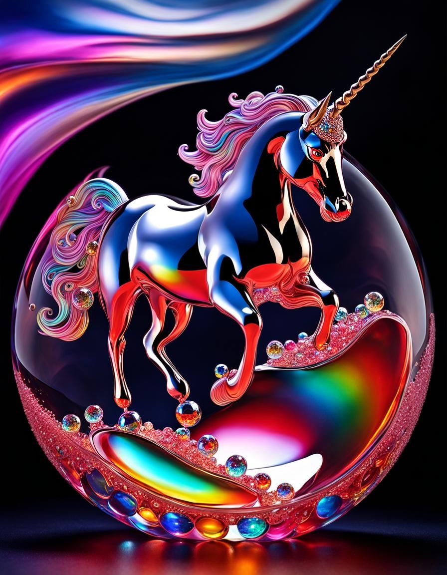 Unicorn 💜⭐ Bubble