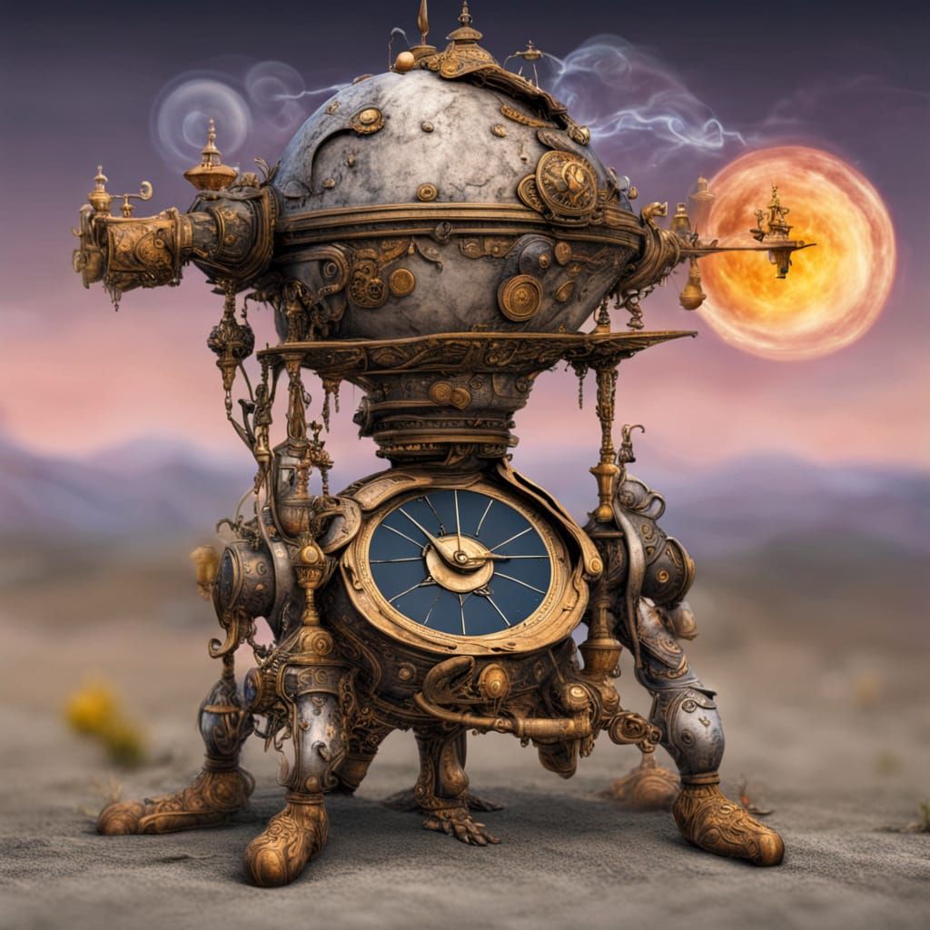 Steampunk machinery