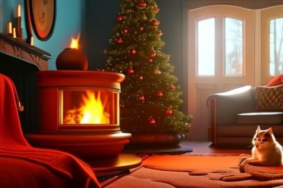 Cozy Christmas Eve  by @3E