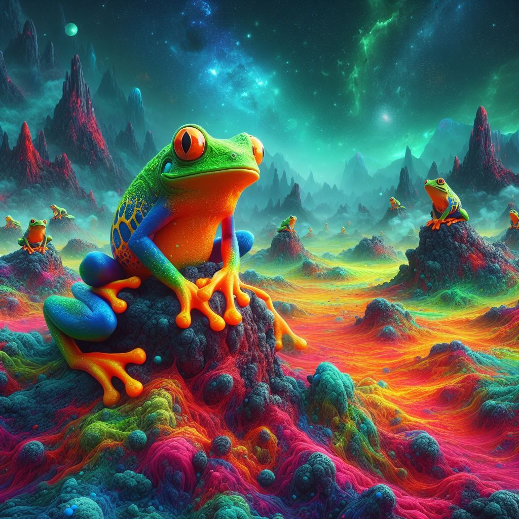 Psychedelic Frogs