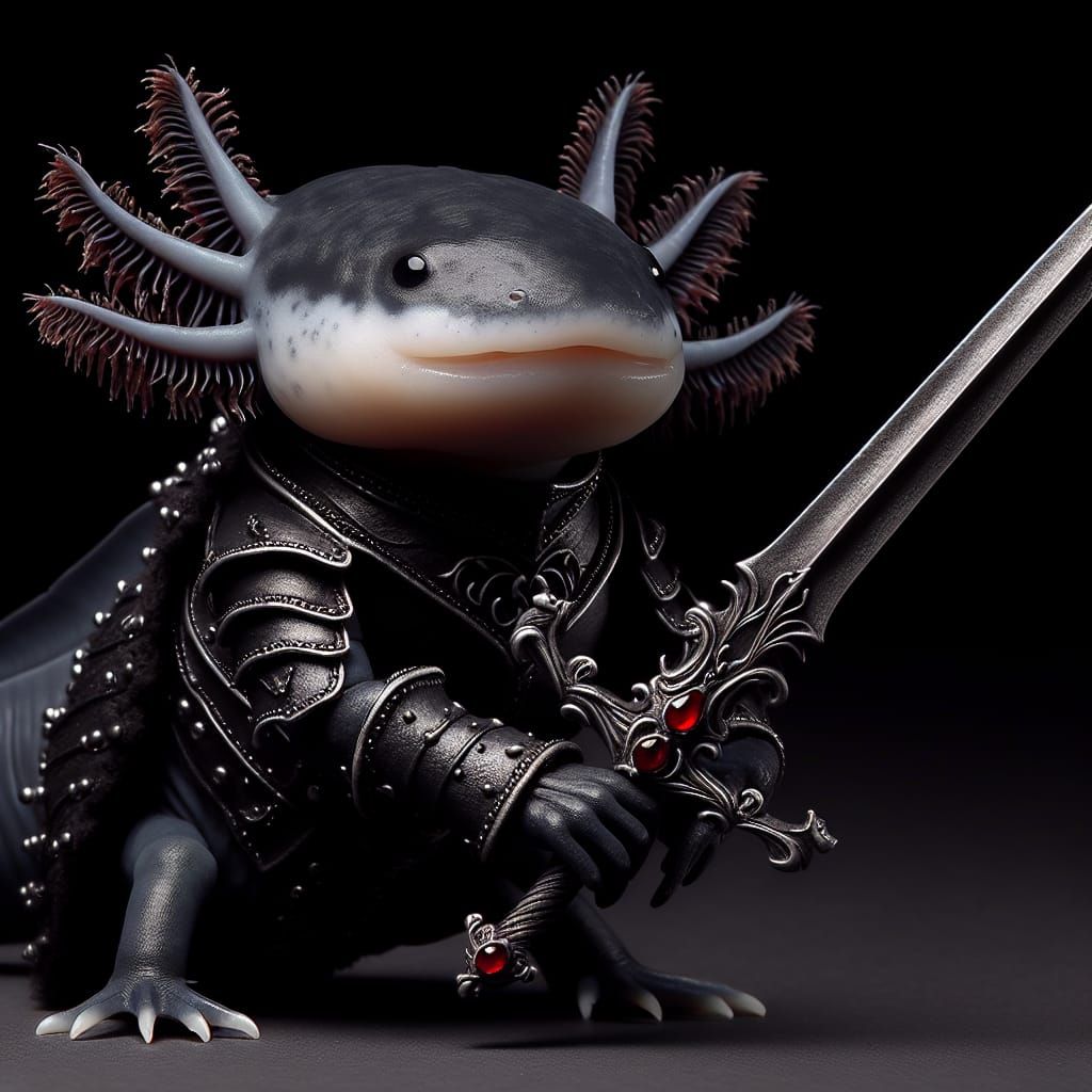 Axolotl warrior