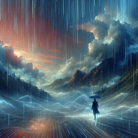 Rain a little rain. 3 of 4