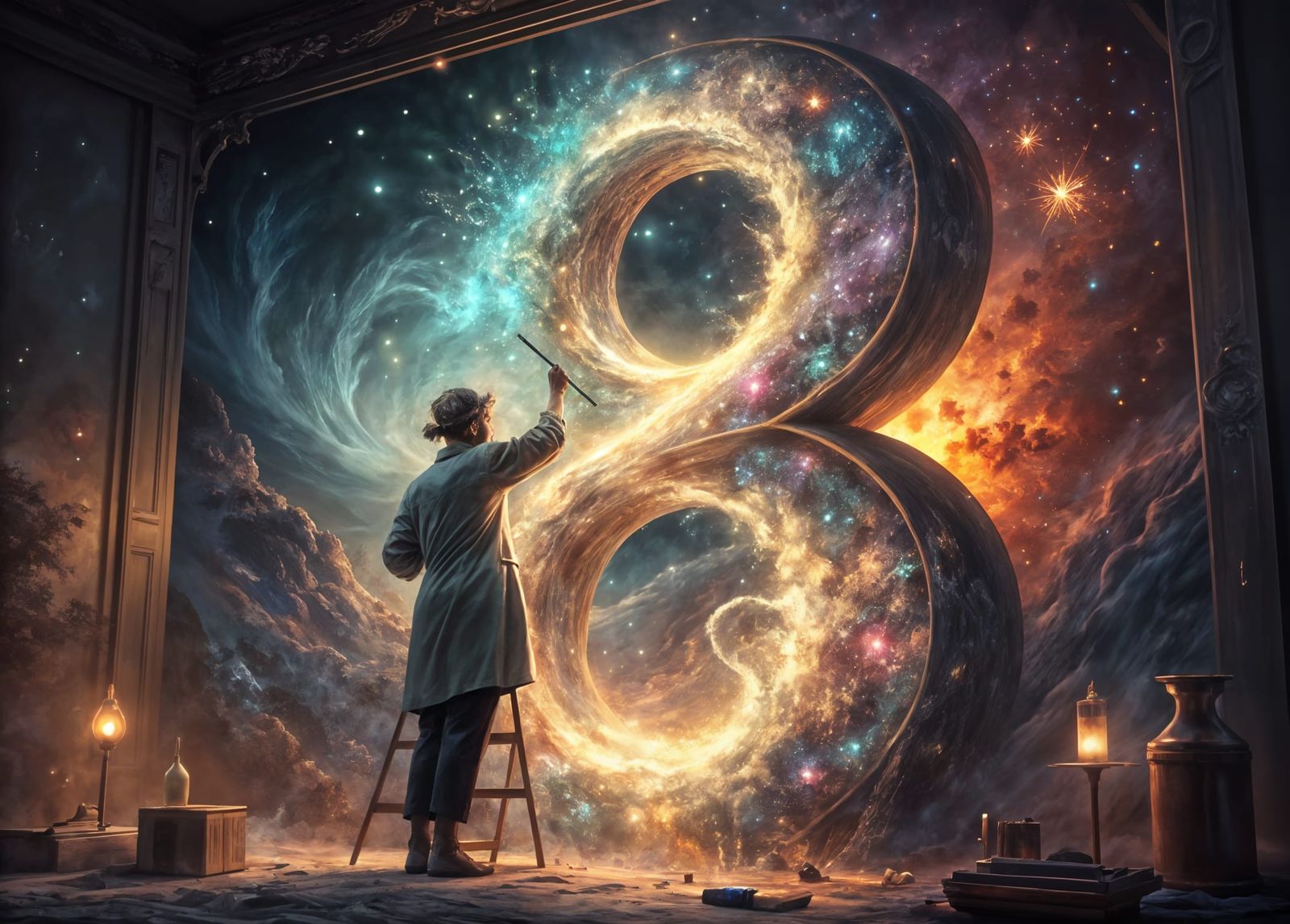 Forming a huge number 8, the superimposed hourglass shape has huge energy!  by @barmbarm