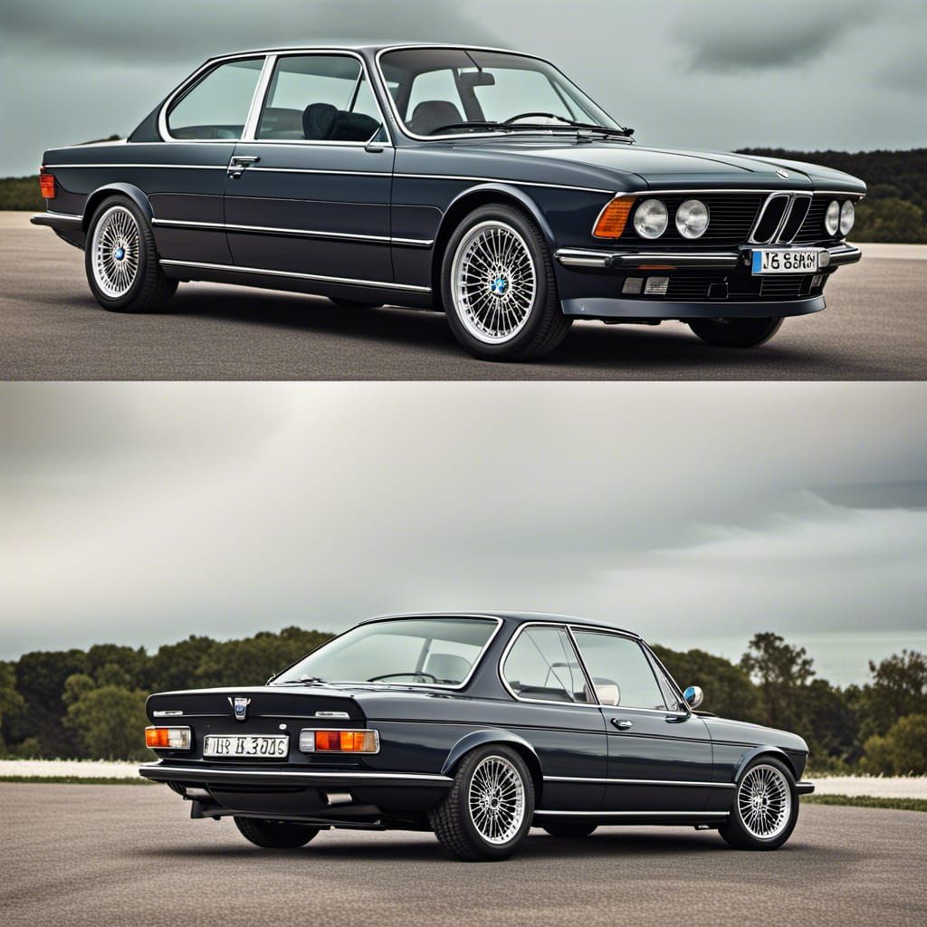 Bmw classic 6 series - AI Generated Artwork - NightCafe Creator