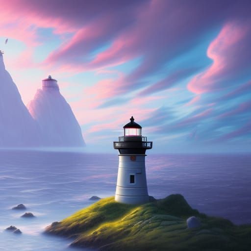 Dusk lighthouse