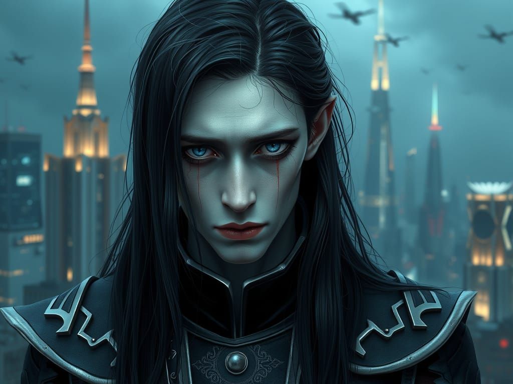 Triste vampire  by @undefined