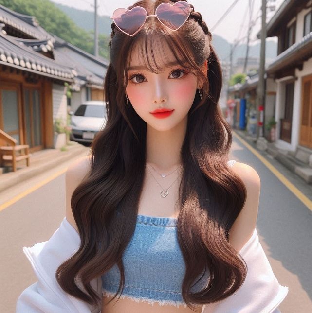 me before my pink hair phase~ 🌸💕🪮