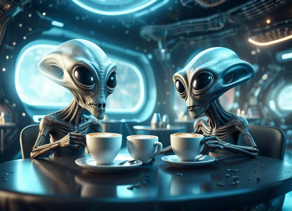 Space cappuccino  by @Ventrale