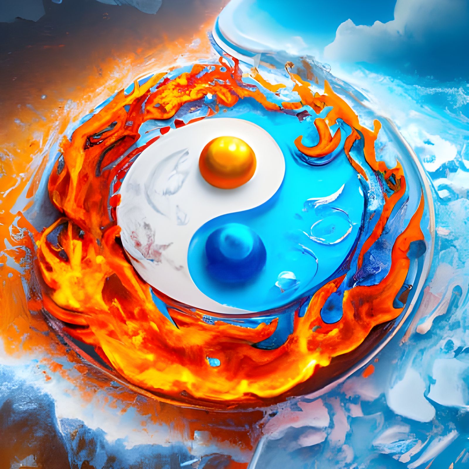 Elemental Yin Yang  by @Joseph Caudle