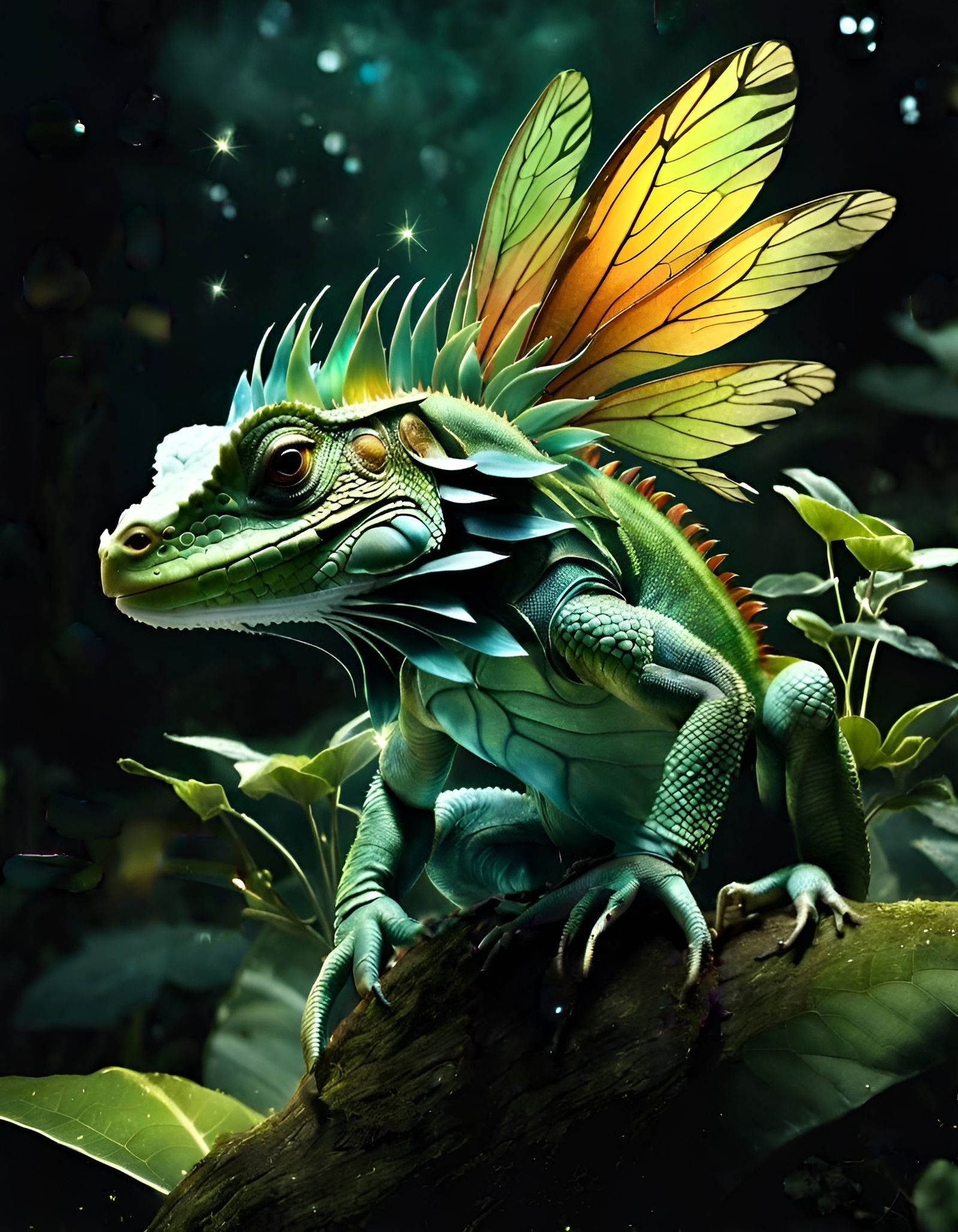 Leafwing Lizard  by @Tracie