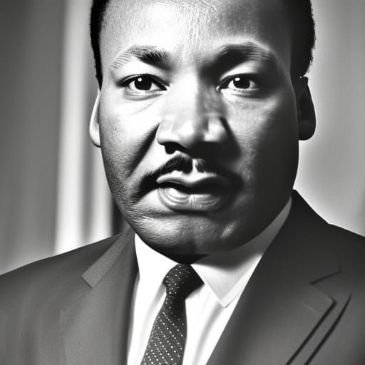 MLK By AI - AI Generated Artwork - NightCafe Creator