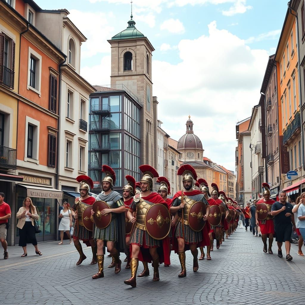 an alternate timeline in which the Roman Empire never fell  by @boyganymede