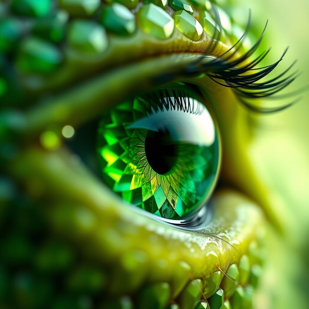 Green eye 2  by @XxMETALFLEURDELISxX