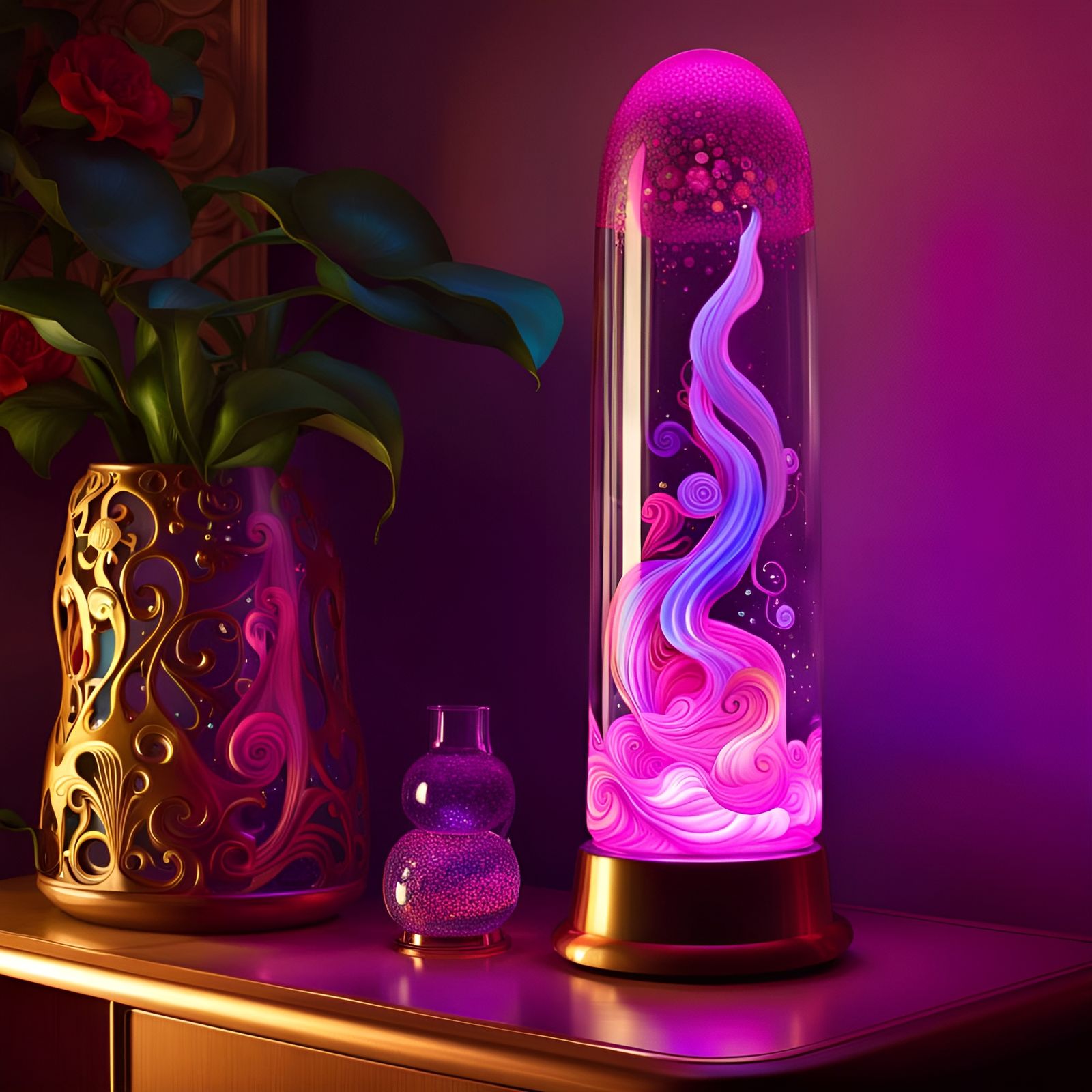 1960’s Lava Lamp  by @Queen Of Denial