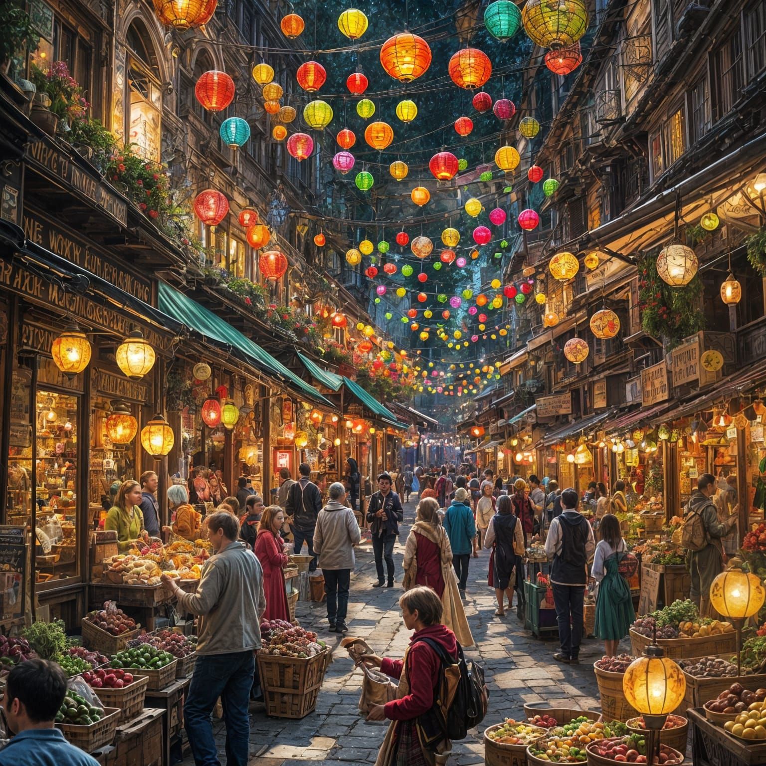 The Enchanted Market   by @Mikicher